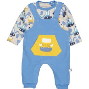 Комплект с полукомбинезоном для мальчика