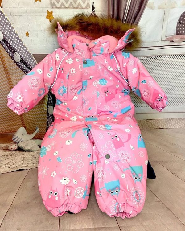 Комбинезон для девочки зимний